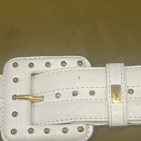 YSL kidskin and grommet belt - Picture 15 of 15